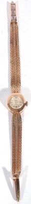 Lot 263 - Ladies mid-20th century 9ct gold wrist watch...