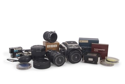 Lot 324 - A Zenza Bronica S2 SLR, c.1965; together with...