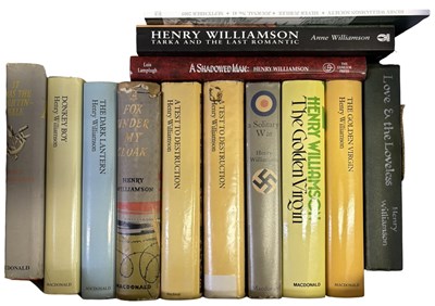 Lot 826 - ONE BOX: By and about Henry Williamson.