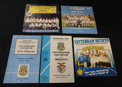 Lot 455 - Leicester City v Tottenham Hotspur 1961 FA cup...