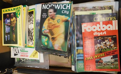 Lot 465 - Box: assorted soccer interest including a...