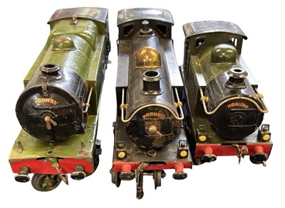 Lot 4 - Three Hornby 0 gauge locomotives, to include:...