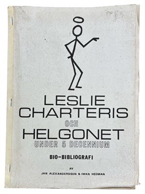 Lot 78 - LESLEY CHARTERIS: THE SAINT: Signed bioraphy...