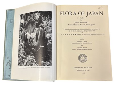Lot 32 - JAPAN Flora of Japan [In English] By Jisaburo...
