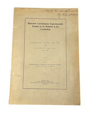 Lot 1032 - MEDICAL NEUROLOGY. Muscular coordination...