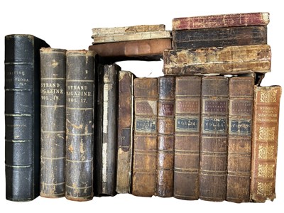 Lot 818 - One box of antiquarian bindings 19th and 18th...