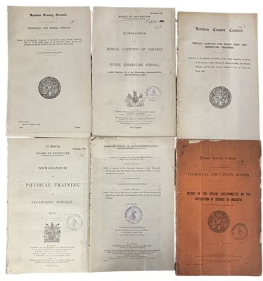 Lot 938 - SPECIAL SCHOOL REPORTS. A collection of six...