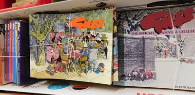 Lot 508 - Large box good quantity GILES CARTOON ANNUALS...