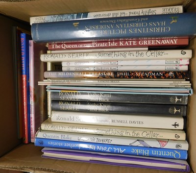Lot 514 - Two boxes: Children's and illustrated...