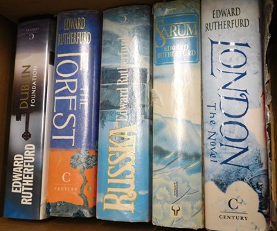 Lot 551 - Two boxes: mainly 1st editions including IAN...