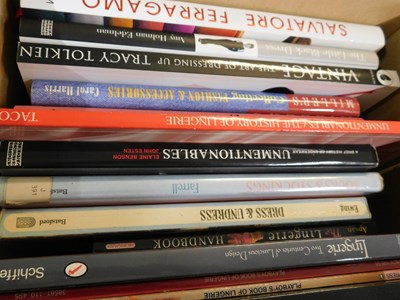 Lot 560 - Box: Fashion and glamour etc