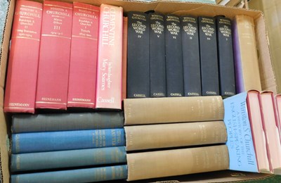 Lot 566 - Box: WINSTON CHURCHILL and related