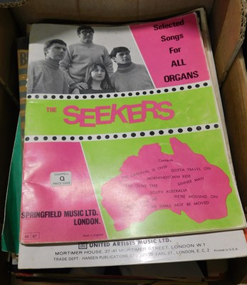 Lot 607 - Box: Popular sheet music