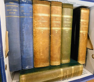 Lot 630 - Two boxes: The Connoisseur, an illustrated...