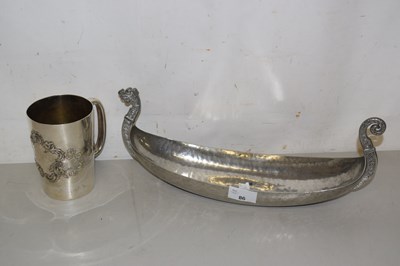 Lot 86 - Mixed Lot: A vintage "Meum" Norway pewter...