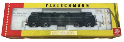 Lot 48 - A boxed Fleischmann H0 gauge Diesel Engine,...