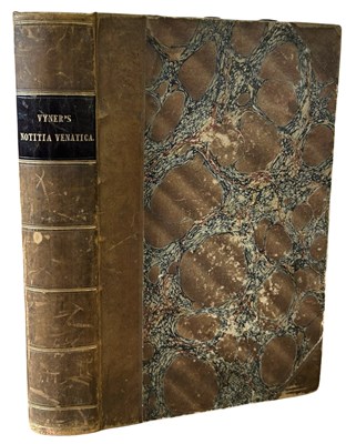 Lot 754 - VYNER, R.T - Notitia Venatica : A Treatise on...