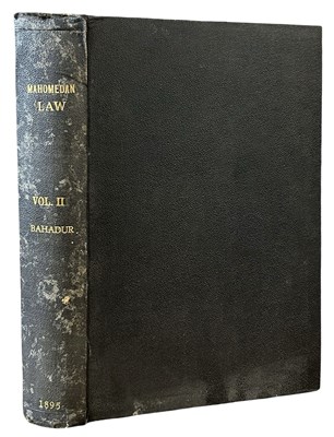 Lot 483 - MUSLIM LAW IN INDIA. SLAVERY. Calcutta....