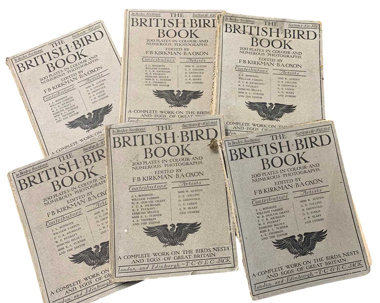 Lot 92 - F.B. Kirkman (editor), "The British Bird Book",...