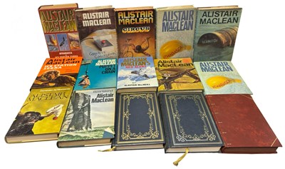 Lot 818 - ONE BOX: ALISTAIR MACLEAN, Various hardback...