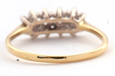 Lot 34 - An 18ct diamond ring, set with single cut...