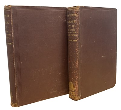 Lot 243 - E C WICKHAM: QUINTI HORATI FLACCI OPERA OMNIA -...