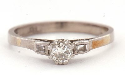 Lot 21A - A diamond ring, set with a European cut...