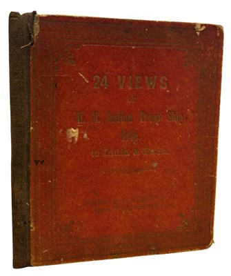 Lot 126 - 24 VIEWS OF H. M. INDIAN TROOP SHIP TRIP TO...
