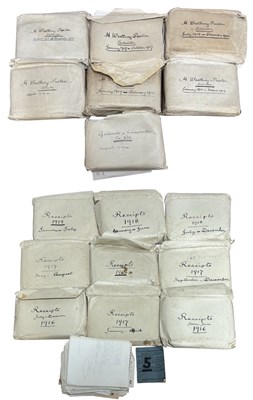 Lot 956 - ONE BOX: Early 20th century shop receipts and...