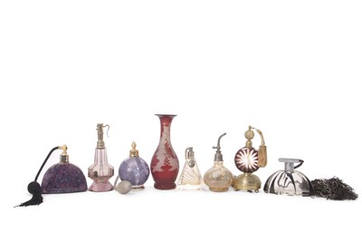 Lot 242 - GROUP OF 7 ATOMISERS/SCENT BOTTLES ART DECO...