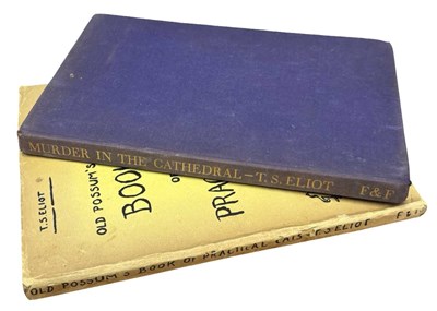 Lot 262 - T S ELIOT: 2 Titles: OLD POSSUM'S BOOK OF...