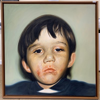 Lot 47 - Mark Gilbert (Scottish, b.1969), "Enzo", oil...