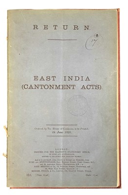 Lot 1041 - EAST INDIA MILITARY. East India Cantonment...