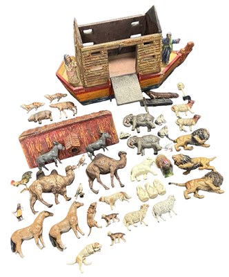 Lot 246 - A vintage set Noah's Ark playset