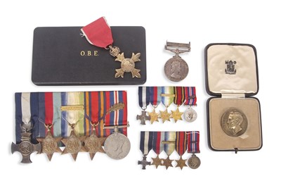 Lot 161 - CAPT. RKN EMDEN RN; DSC OBE MEDAL GROUP...