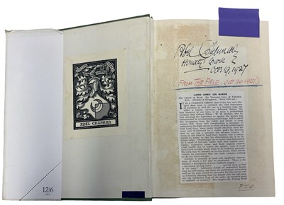 Lot 88 - ORNITHOLOGY INTEREST: 2 Titles: Viscount Grey...