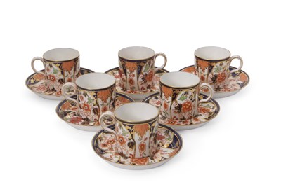 Lot 23 - A cased Royal Crown Derby coffee set...