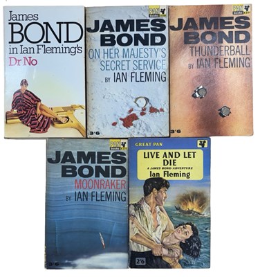 Lot 37 - Five PAN James Bond paperbacks plus one other...