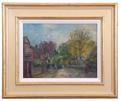 Lot 580 - Geoffrey Burrows (1934-2023), 'Autumn Norwich',...