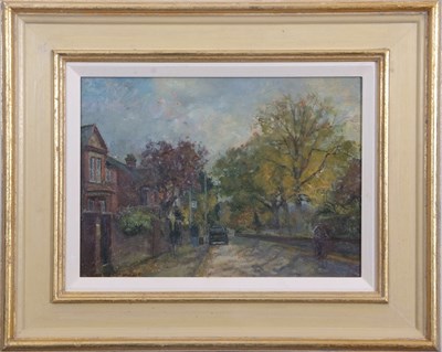 Lot 580 - Geoffrey Burrows (1934-2023), 'Autumn Norwich',...