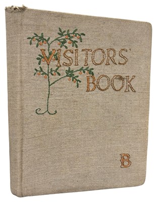 Lot 119 - Visitors Book for a guest home in Folkestone...