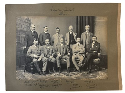 Lot 946 - INDIA PHOTOGRAPHS Inspector Generals of Police...