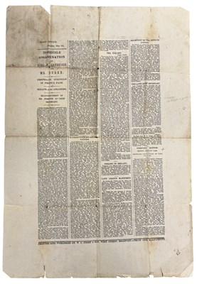 Lot 961 - IRELAND - MURDERS - ASSASSINATION. Single...