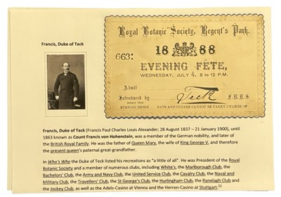 Lot 979 - Royal Botanic Society Regents Park - Evening...
