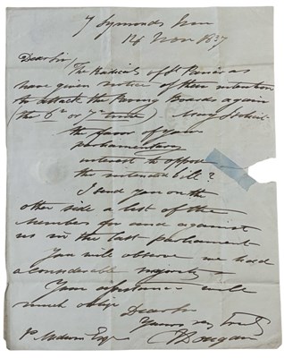 Lot 999 - MARYLEBONE RADICAL ASSOCIATION. DATED 1837....