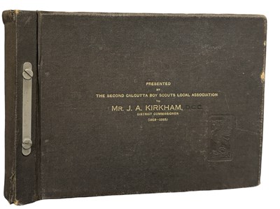 Lot 793 - INDIA BOY SCOUTS PHOTOGRAPH ALBUM 1919-1925,....