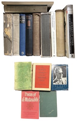 Lot 869 - MIDDLE EAST 1 box. The Arabs by Bertram Thomas...