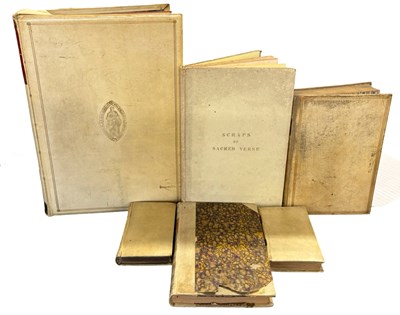 Lot 779 - VELLUM BINDINGS. A small collection of 6...