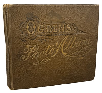 Lot 104 - Ogdens photo album. C1903. With 141-144...