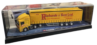 Lot 195 - A cased Corgi 75204 ERF Curtainside Lorry -...
